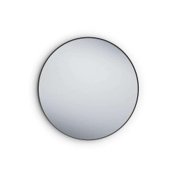 Καθρέπτης Τοίχου Στρογγυλός Britta 1430102 Φ80cm Black Mirrors & More Μέταλλο