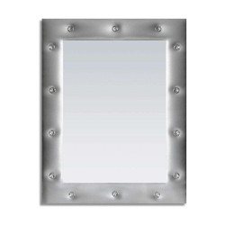Καθρέπτης Τοίχου Xeni 1570189 55x70cm Silver Mirrors & More Mdf