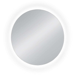 Καθρέπτης Τοίχου Στρογγυλός Luna 1640100 Φ60cm Clear Mirrors & More Γυαλί