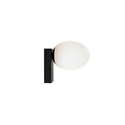 Φωτιστικό Τοίχου- Απλίκα Ice Egg C 8132 13x19cm 1x25W White-Black Nowodvorski Αλουμίνιο,Γυαλί