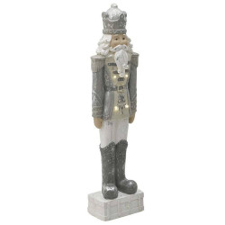 Διακοσμητική Φιγούρα Στρατιώτης Led 2-70-829-0007 24x15x92cm White-Silver Inart