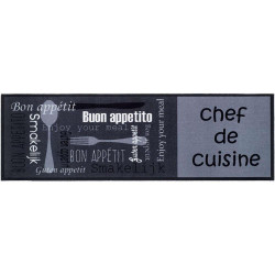 Χαλάκι Κουζίνας Cook & Wash 205 Chef De Cuisine Anthracite Sdim 50Χ150 Polyamide
