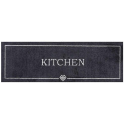 Χαλάκι Κουζίνας Soft & Deco 720 Kitchen Diamond Black Sdim 50Χ150 Polyamide