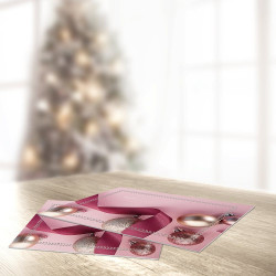 Σουπλά Χριστουγεννιάτικο 3044 Laser Cut Pink Saint Clair 45x33cm