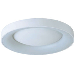 Φωτιστικό Οροφής - Πλαφονιέρα 77-8155 Led Smart 60cm Amaya White Homelighting Αλουμίνιο,Ακρυλικό