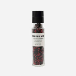 Μύλος Μπαχαρικών Με Μείγμα Pepper Mix 104981028 Clear-Black Nicolas Vahé