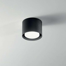 Φωτιστικό Οροφής - Σποτ 6740 N 1 GX5,3 15W Φ10cm 8cm Black Perenz Αλουμίνιο