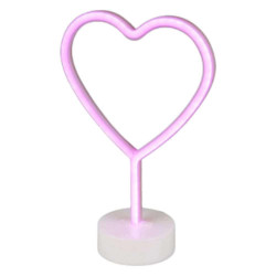 Φωτιστικό Επιτραπέζιο Heart R55210101 1,8W Led 10x20x30cm White RL Lighting Πλαστικό