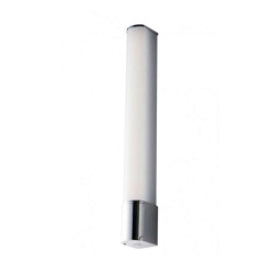 Φωτιστικό Τοίχου - Απλίκα Blaster LED-BLASTER-PLUG Με Πρίζα 8W Led 49,2x5,9x6,6cm White-Chrome Intec