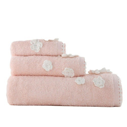 Πετσέτες Synthiana (Σετ 3τμχ) Pink Nef-Nef Σετ Πετσέτες 70x140cm 100% Βαμβάκι