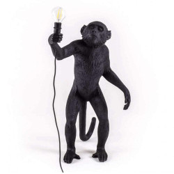 Φωτιστικό Επιτραπέζιο The Monkey 14920 46x27,5x54cm 2W E14 Black Seletti