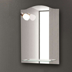Καθρέπτης Μπάνιου Με Φως 30302 50x70cm Clear Karag Γυαλί