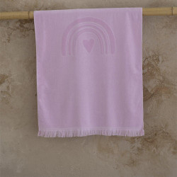 Πετσέτα Θαλάσσης Παιδική Mirabelle Jacquard Pink Nima Θαλάσσης 70x140cm 100% Βαμβάκι
