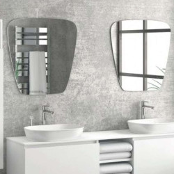 Καθρέπτης Μπάνιου Spama 68x74cm Clear Karag Γυαλί