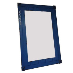 Καθρέπτης Τοίχου Container 00.00.0322 106x76cm Blue Plastona Ξύλο