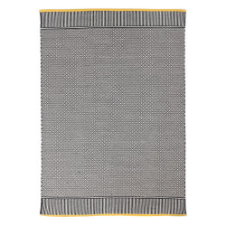 Χαλί Urban Cotton Kilim Be-4061 Black-Gold Royal Carpet 130X190cm