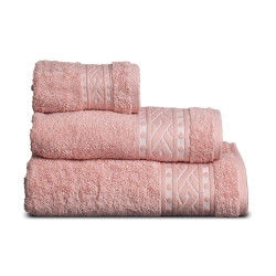 Πετσέτες Rayan (Σετ 3τμχ) Pink Sb Home Σετ Πετσέτες 70x140cm 100% Βαμβάκι