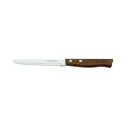 Μαχαίρια Ξεφλουδίσματος Tradicional (Σετ 2Τμχ) TR22211204 Inox-Brown Tramontina Ανοξείδωτο Ατσάλι