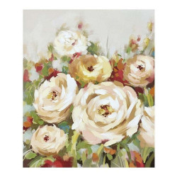 Πίνακας Καμβάς Λουλούδια 3-90-187-0045 100x120cm Multi Inart Οριζόντιοι Καμβάς