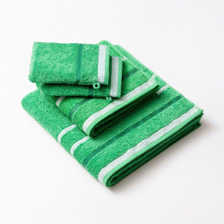 Πετσέτες Rainbow Με Γάντια Μπάνιου (Σετ 4τμχ) Green Benetton Σετ Πετσέτες 70x140cm 100% Βαμβάκι