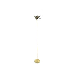 Κηροπήγιο Μεταλλικό Λουλούδι 013.775450 120,5cm Gold Plastona Μέταλλο