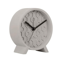 Ρολόι Επιτραπέζιο - Ξυπνητήρι Honeycomb KA5870GY 13x6x15cm Grey Karlsson Τσιμέντο
