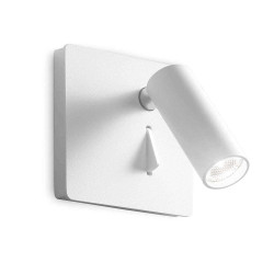 Φωτιστικό Τοίχου-Απλίκα Lite 250106 8,5x8,5x9cm LED 3W 3000K White Ideal Lux