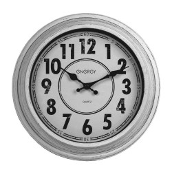 Ρολόι Τοίχου ROL607 30,5x30,5x4,4cm White Espiel Πολυρεσίνη