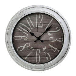 Ρολόι Τοίχου ROL608 30,5x30,5x4,4cm White Espiel Πολυρεσίνη