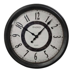 Ρολόι Τοίχου ROL611 30,3x30,3x4cm Grey Espiel Πολυρεσίνη