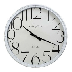 Ρολόι Τοίχου ROL630 76x76x5,7cm White Espiel Πολυρεσίνη