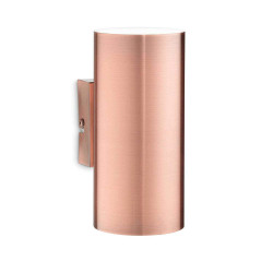 Φωτιστικό Τοίχου-Απλίκα Look 164847 8x18x11cm 2xGU10 28W Copper Ideal Lux