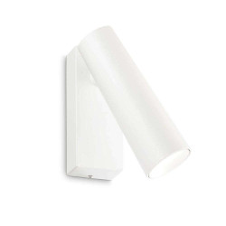 Φωτιστικό Τοίχου-Απλίκα Pipe 280998 4x10,5x12,5cm LED 7W 3000K White Ideal Lux