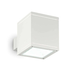 Φωτιστικό Τοίχου-Απλίκα Snif Square 144276 9x10x14cm 1xG9 40W IP44 White Ideal Lux