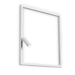 Φωτιστικό Τοίχου-Απλίκα Syntesi Square 285276 61x60x15cm LED 5W 3000K White Ideal Lux
