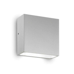 Φωτιστικό Τοίχου-Απλίκα Tetris-1 113760 10x9x4cm 1xG9 15W IP44 Grey Ideal Lux