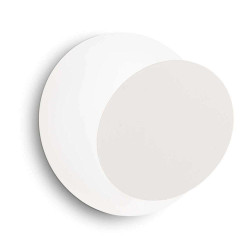 Φωτιστικό Τοίχου-Απλίκα Tick 238975 18x7cm LED 7,5W 3000K White Ideal Lux