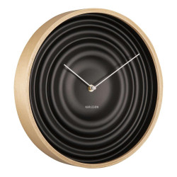 Ρολόι Τοίχου Scandi Ribble KA5881BK Φ31x4,5cm Black Karlsson Polywood