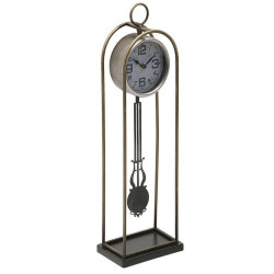 Ρολόι Επιτραπέζιο 3-20-098-0289 17x12x56cm Gold-Black Inart Μέταλλο
