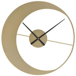 Ρολόι Τοίχου 3-20-463-0043 Φ55x5cm Gold Inart Μέταλλο