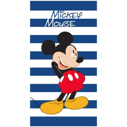 Πετσέτα Παιδική Βελουτέ Mickey 27 Multi Viopros Σώματος 70x140cm 100% Βαμβάκι