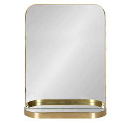 Καθρέπτης Τοίχου 3-95-987-0003 46x10x60cm Gold Inart Ξύλο,Μέταλλο