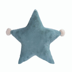 Μαξιλάρι Διακοσμητικό (Με Γέμιση) Παιδικό Baby Star Dusty Aqua Nef-Nef 45X45 100% Πολυέστερ