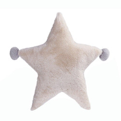 Μαξιλάρι Διακοσμητικό (Με Γέμιση) Παιδικό Baby Star Ecru Nef-Nef 45X45 100% Πολυέστερ