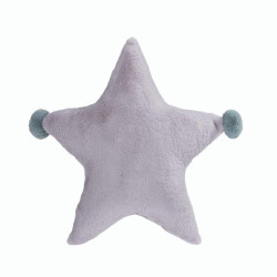Μαξιλάρι Διακοσμητικό (Με Γέμιση) Παιδικό Baby Star Grey Nef-Nef 45X45 100% Πολυέστερ
