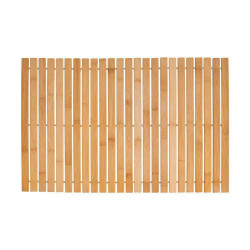 Ταπέτο Αντιολισθητικό Bamboo Essentials 02-12830 60x40cm Natural Estia 40X70 Bamboo