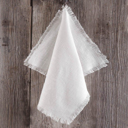 Πετσέτες Κουζίνας Merit (Σετ 2τμχ) Off White Ρυθμός 45x65cm 100% Βαμβάκι