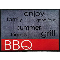 Χαλάκι Κουζίνας Enjoy & Relax 199 Enjoy Summer 66x90cm Black-Red Sdim 66X90 Polyamide