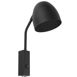 Φωτιστικό Τοίχου - Απλίκα Soho Black 4167 1xΕ27 15W 27x34cm Black TK Lighting
