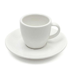 Φλυτζάνι Espresso Με Πιατάκι White Basics AA1944 White Maxwell&Williams Πορσελάνη
